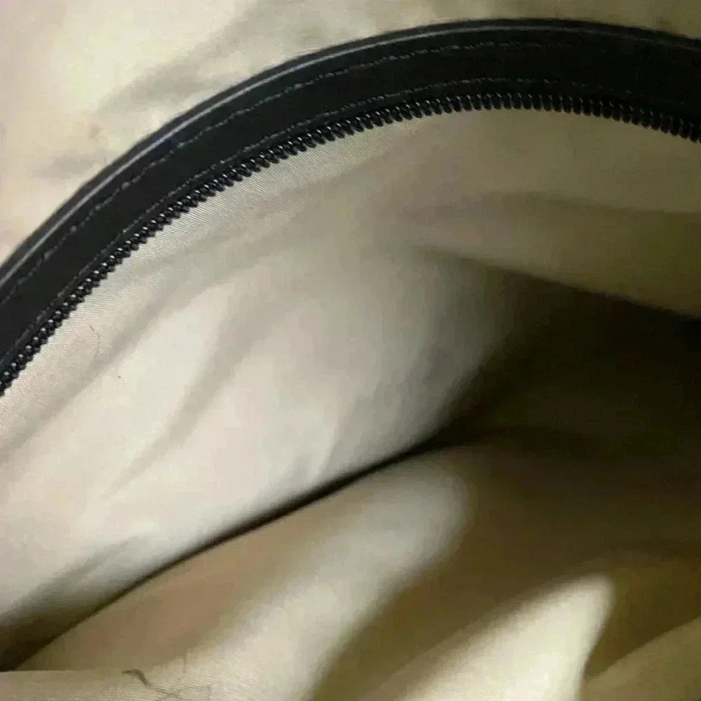 Cole Haan black leather satchel handbag
